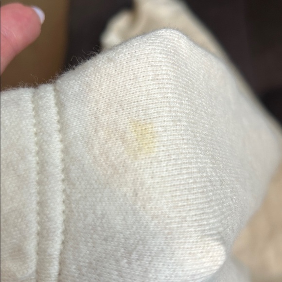 Cream Drawstring Sweatshirt - Picture 4 of 4